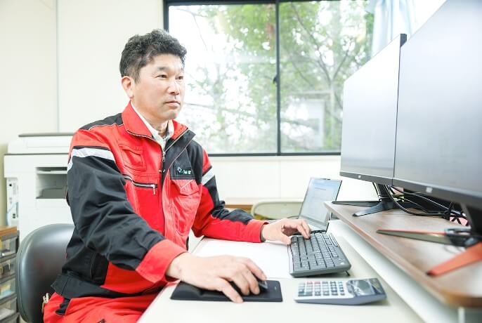 M.D.工事部 部長　2019年入社